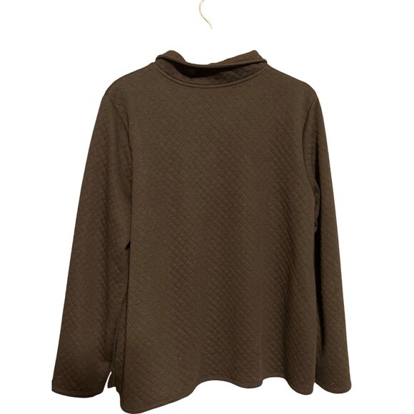 Croft & Barrow Quilted Pullover - Picture 5 of 6